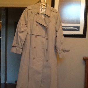 Woman's vintage trench coat